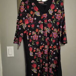 Katrin Leblond Floral Dress — Montreal Made